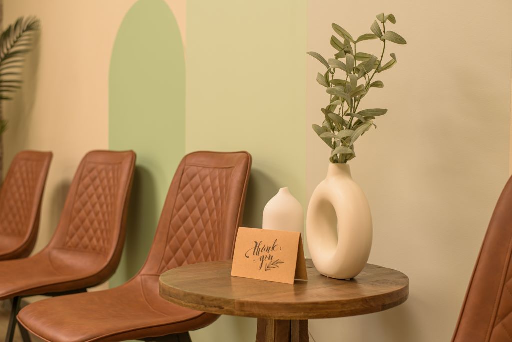 reception area in our clinic